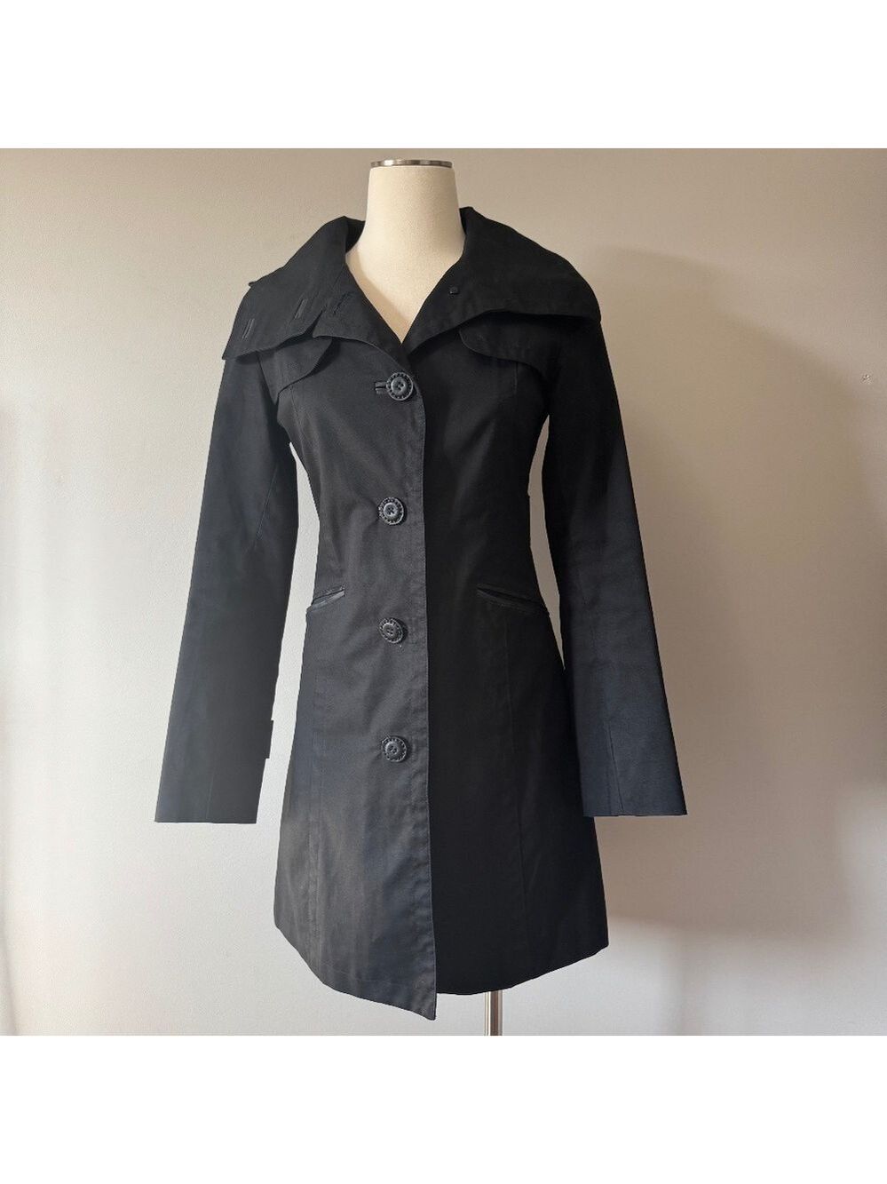 Mackage Black Trench Coat